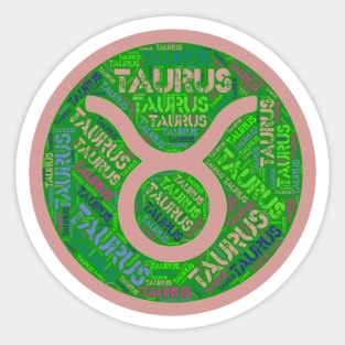 Taurus Zodiac Sign Sticker